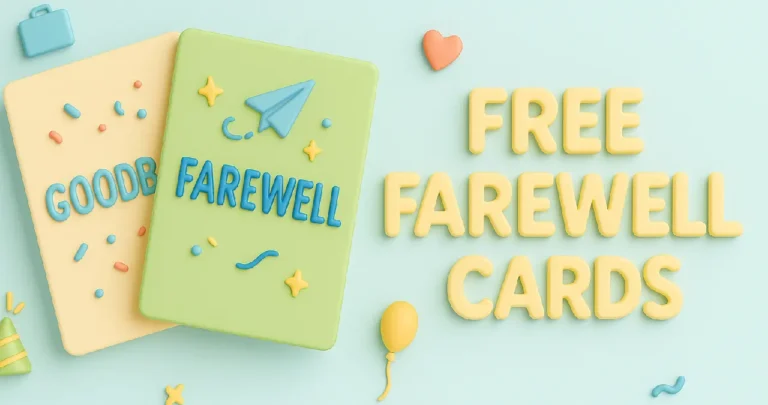 Farewell Cards: The Authentic Way of Goodbyes